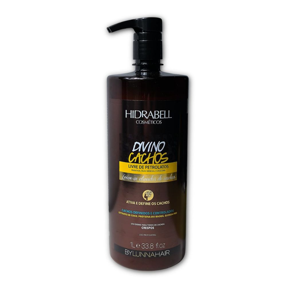 Leave in Hidrabell Divino Cachos 1l Define E Controla