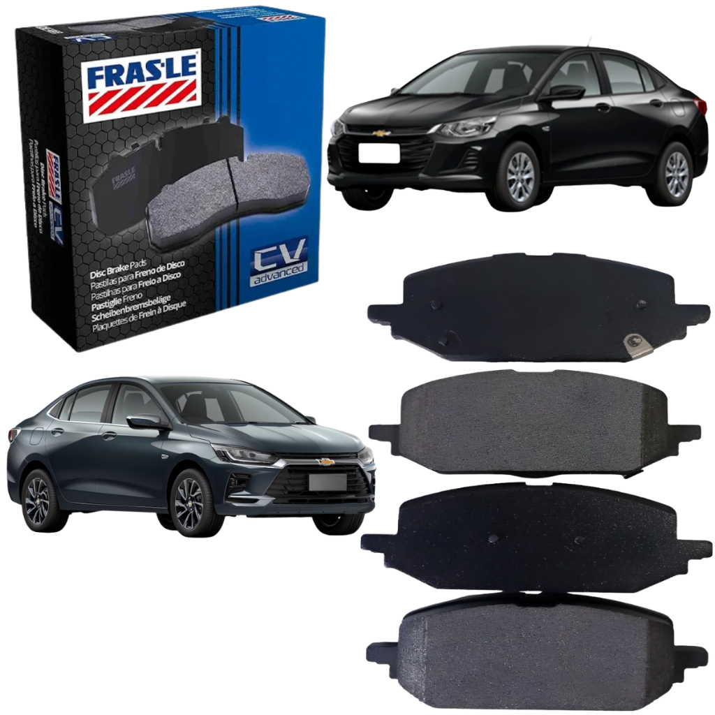 Pastilha De Freio Dianteira Onix 1.0 Turbo Plus Lt Ltz 2019 2020 2021 2022 2023 2024 Original Frasle