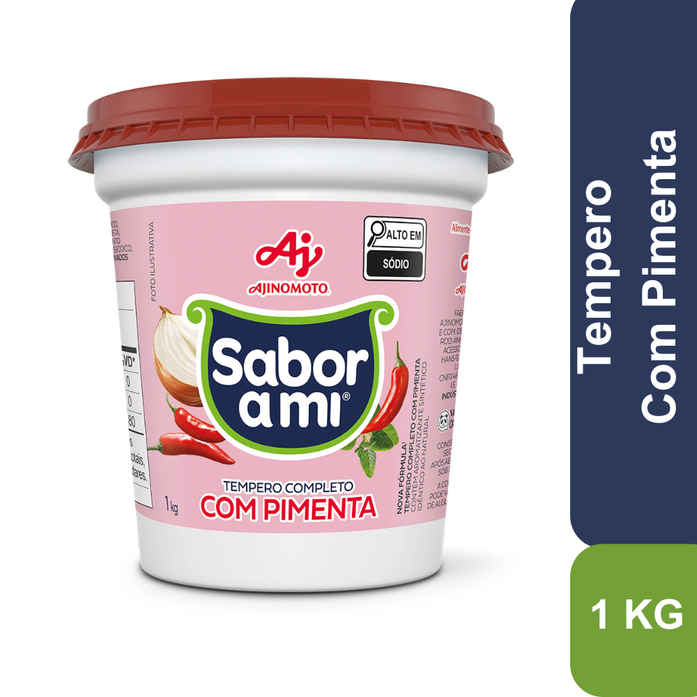 Tempero completo SABOR A MI® Com Pimenta 1KG