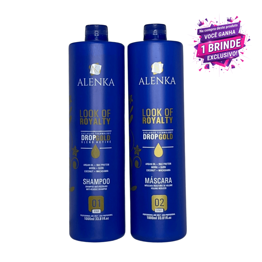 Kit Escova Progressiva Alenka Sem Formol 2x1000ml em Oferta na Shopee