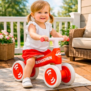 Bicicleta Equilíbrio Infantil Andador Sem Pedal 4 Rodas Bebê Criança em Oferta na Shopee