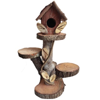 Casinha Tronco de Madeira Decoração Externa e Interna Rustico em Oferta na Shopee