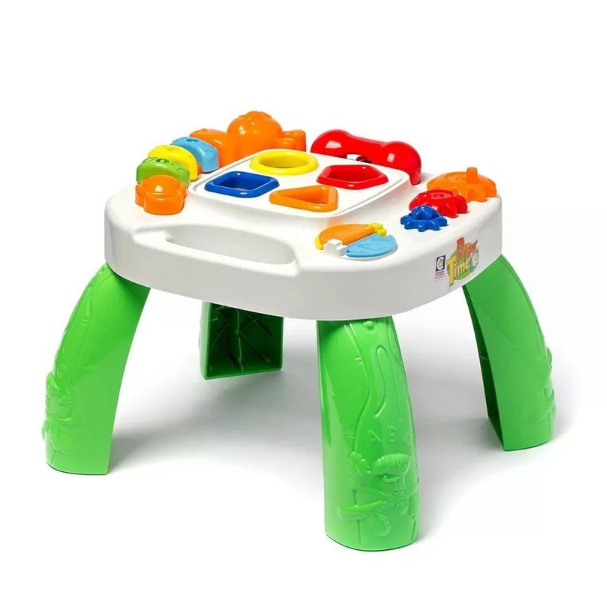 Mesa Didática Infantil Play Time Cotiplás Educativa Com Atividades Bebê 12 Meses+