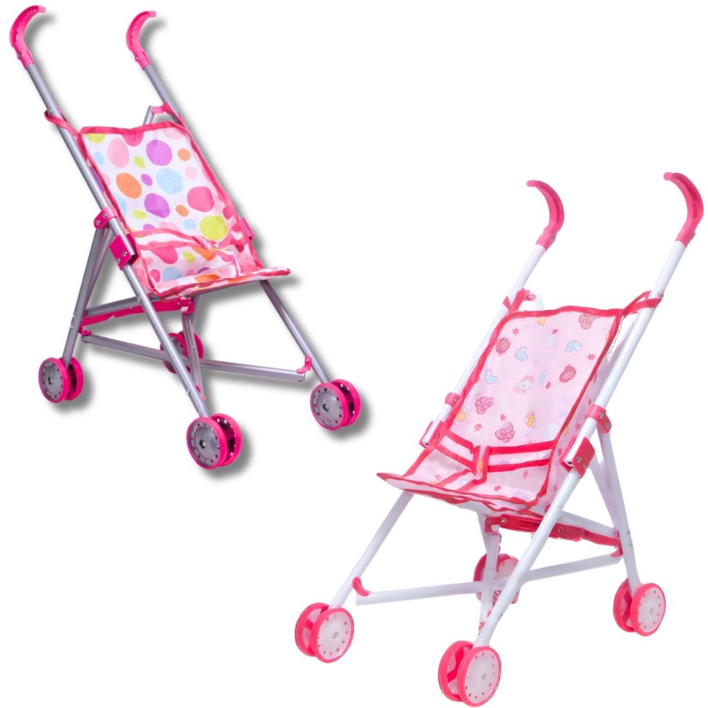 Carrinho de Boneca Dobrável em Tecido Infantil Diversão Passeio Bebê - Castela em Oferta na Shopee
