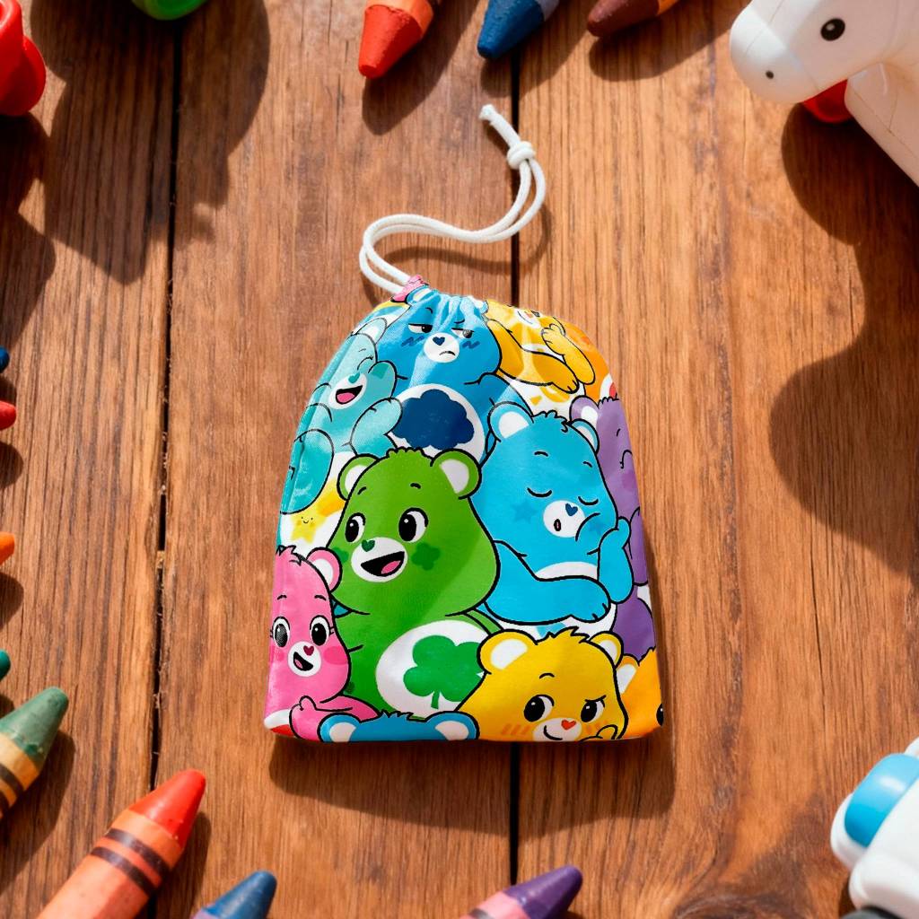 Kit Saquinhos de Surpresa Ursinhos Felizes Personalizados | Lembrancinhas para Festa de Aniversário