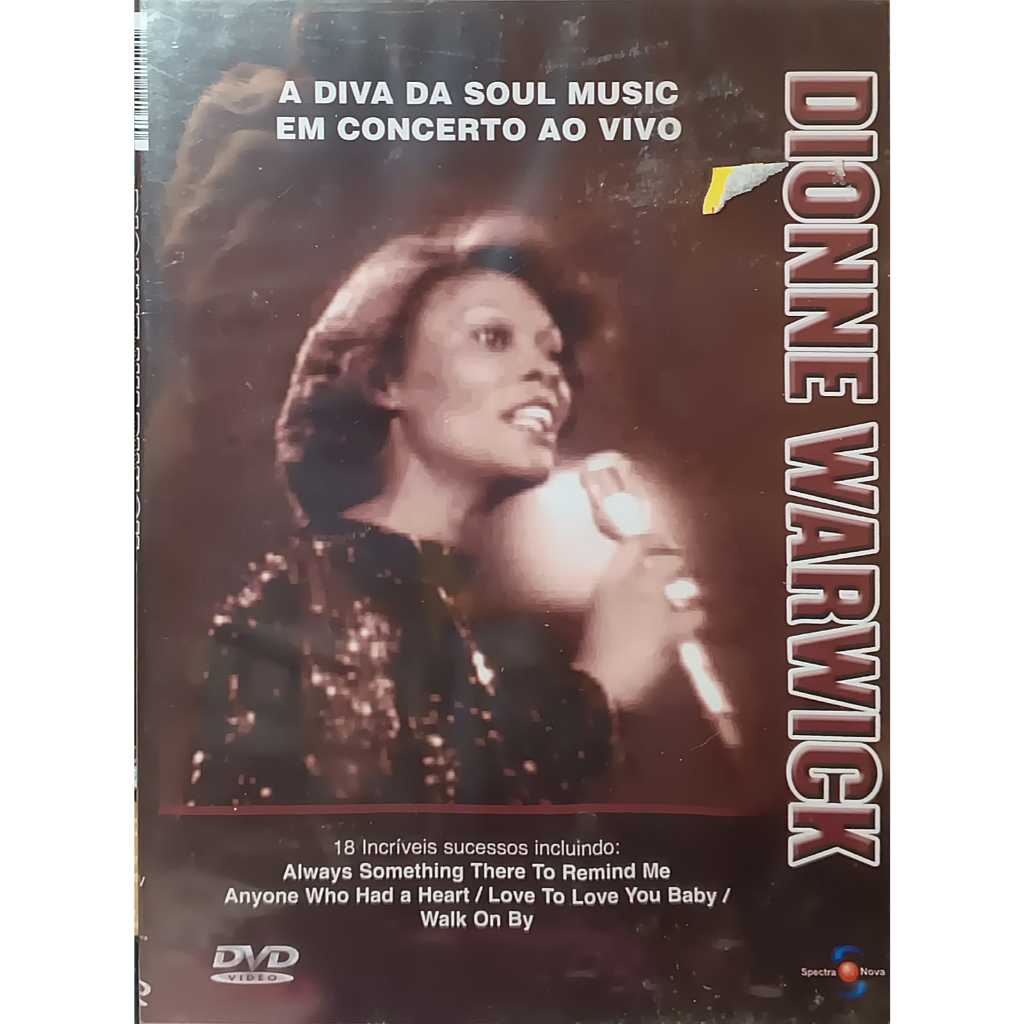 DVD - Dione Warwick A Diva Da Soul Music Em Concerto Ao Vivo (Lacrado)