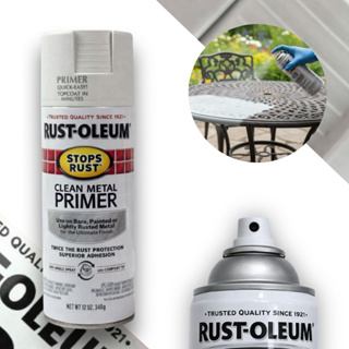 Spray Prime Branco Fosco Antiferrugem Metal Protection Rust Oleum em Oferta na Shopee
