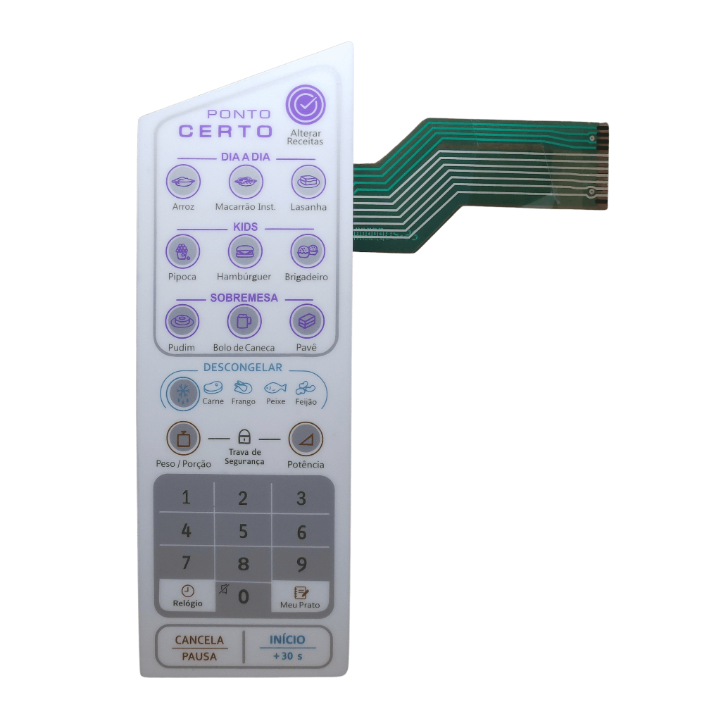 Membrana Teclado Microondas Electrolux MEP41