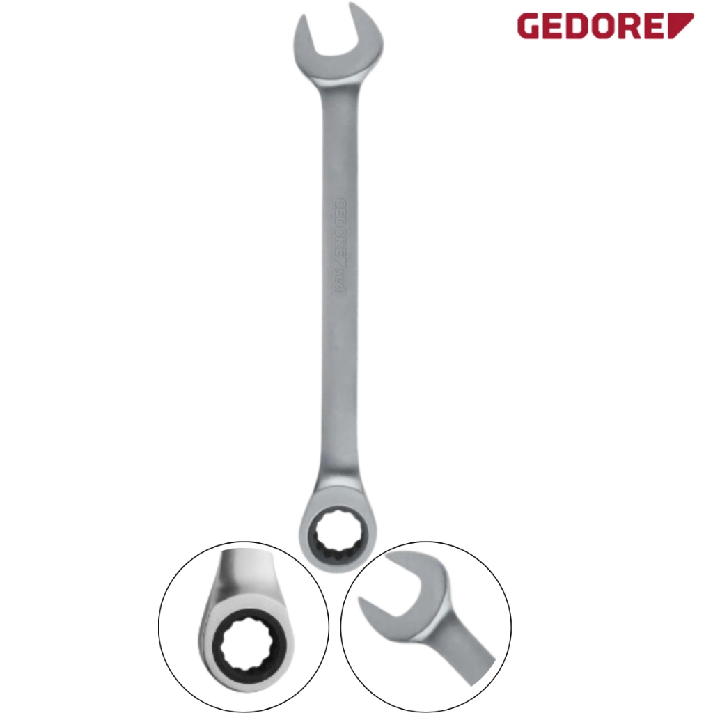 CHAVE COMBINADA COM CATRACA 16mm GEDORE RED R07100160