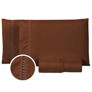 Jogo De Lençol Ponto Palito Solteiro Casal Queen King Micropercal Várias Cores em Oferta na Shopee