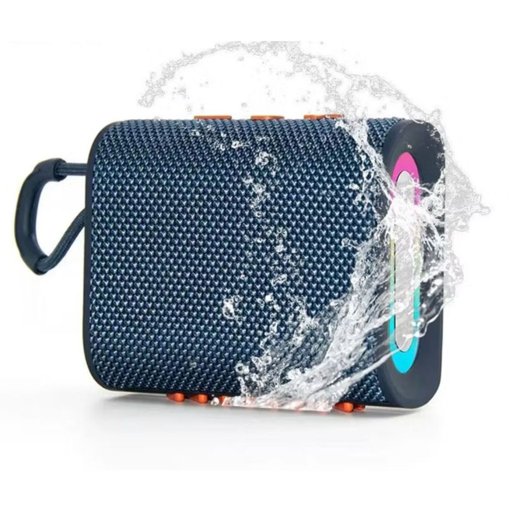 Caixa de Som Bluetooth  Portátil com Bateria Esportiva - Reproduz por MicroSD, USB e Rádio FM em Oferta na Shopee