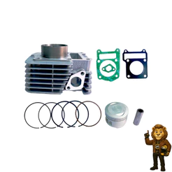 KIT MOTOR CILINDRO PISTAO E ANEIS YAMAHA YBR FACTOR XTZ 125