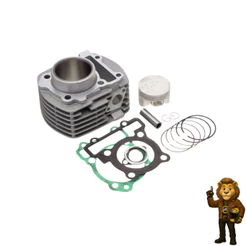 KIT MOTOR CILINDRO PISTAO E ANEIS YAMAHA FAZER FACTOR XTZ CROSSER 150