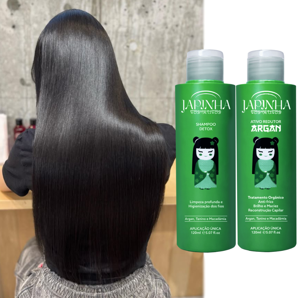 💚 Kit Selagem Japinha Sem Formol 💚 Alisamento Eficiente, Brilho Intenso e Excelente Custo-Benefício em Oferta na Shopee
