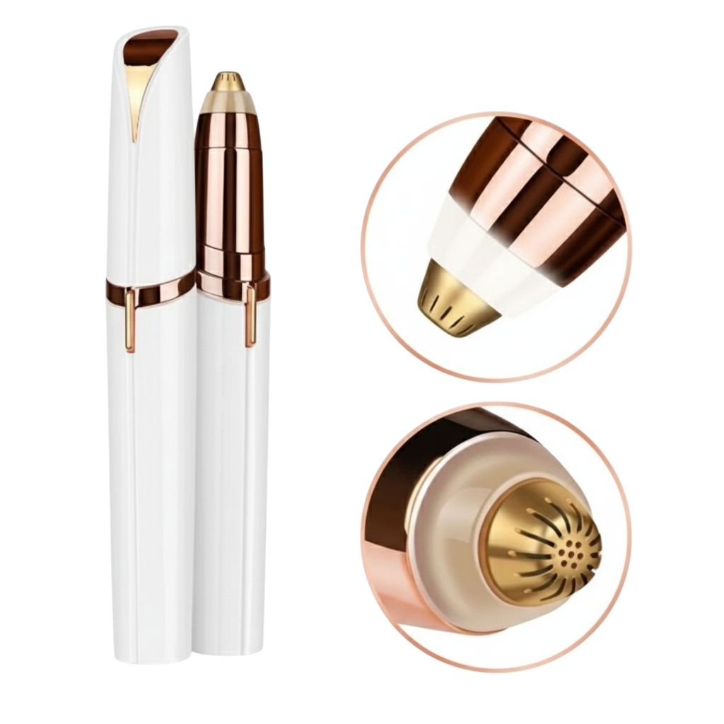 Depilador Elétrico Feminino Recarregável Facial De Sobrancelha Portátil Indolor USB