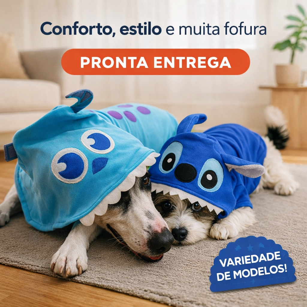 Roupa de Cachorro Cães Gatos Pets Tematicos com Capuz 100% algodão Pequeno Medio e Grande em Oferta na Shopee