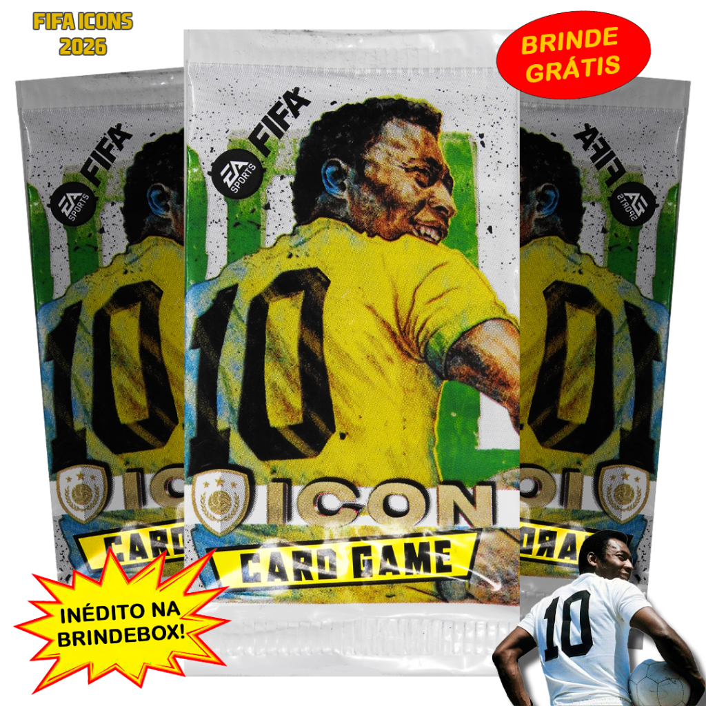KIT CARDS: FIFA ICONS 2026 (NOVO!) - CARTINHAS PARA COLECIONAR