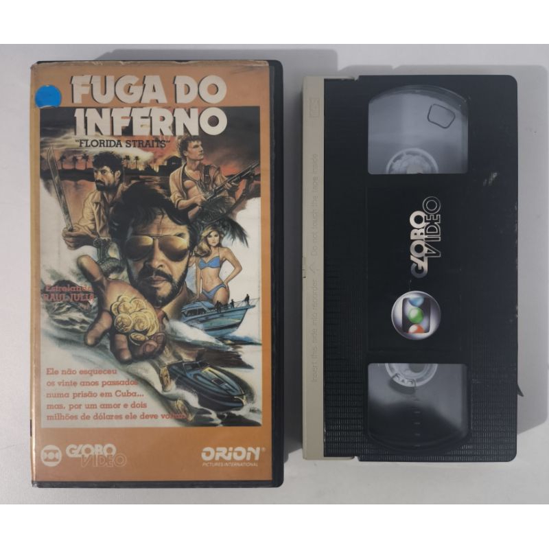 Vhs filme - Fuga Do Inferno "Florida Straits"