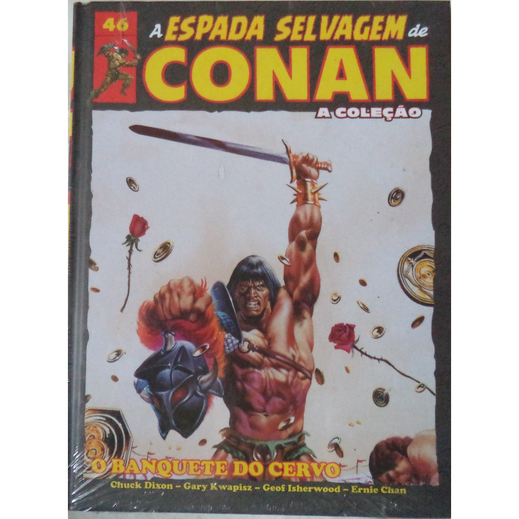 Hq A Espada Selvagem de Conan N° 46 o Banquete do Cervo Novo Lacrado Edição de Luxo