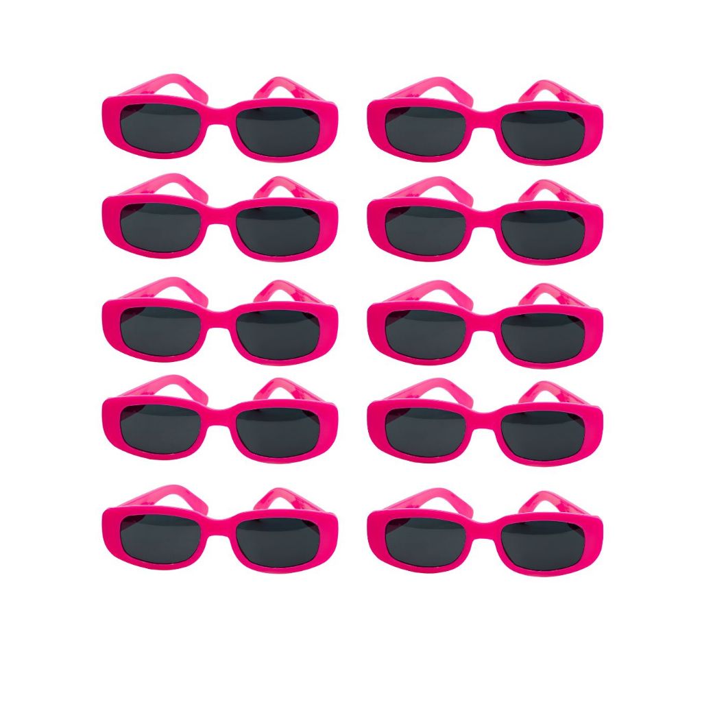 KIT 15 OCULOS TIK TOK RETRO FESTA EVENTO COR PINK em Oferta na Shopee