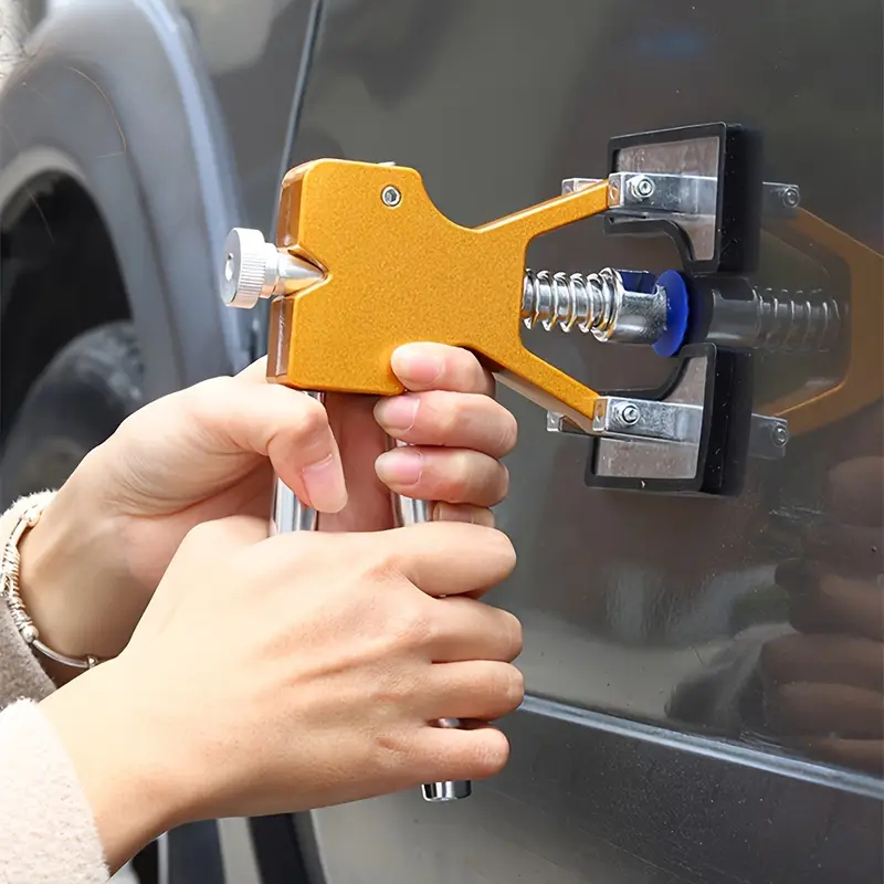 Kit de Ferramentas de Reparo de Amassados Automotivos - Remoção de Amassados com 20 Ventosas
