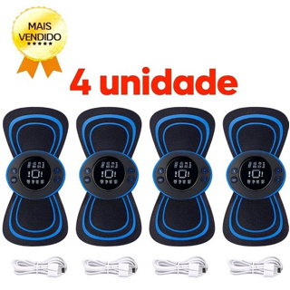 Mini Massageador EMS Estimulador Elétrico De Pescoço Portátil Para Alívio Dor Muscular Cervical em Oferta na Shopee