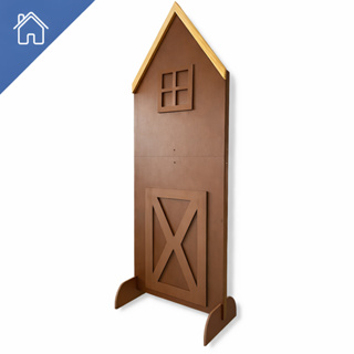 Painel De Festa Celeiro Casinha Moinho Decoração Cenário Mdf Cru em Oferta na Shopee