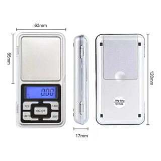 Kit 2 Balança Digital de Bolso Alta Precisão 0,01g até 200g em Oferta na Shopee