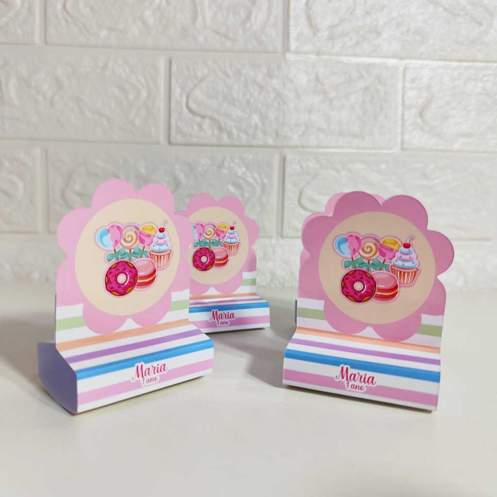 Porta Bis Duplo confeitaria/ Personalizados confeitaria/Lembrancinha de Festa doce/Aniversário