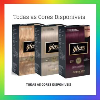 Coloração Hidra Gloss Escolha Sua Cor - Acquaflora em Oferta na Shopee