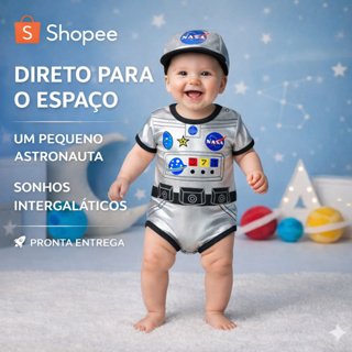 Roupa de Bebê Kit Body com Touca Tematico Mesversario em Oferta na Shopee
