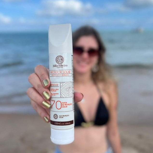 Detalhes do Protetor Solar 150ml - Uso em rosto e corpo, toque super seco, rápida absorção, antioleosidade