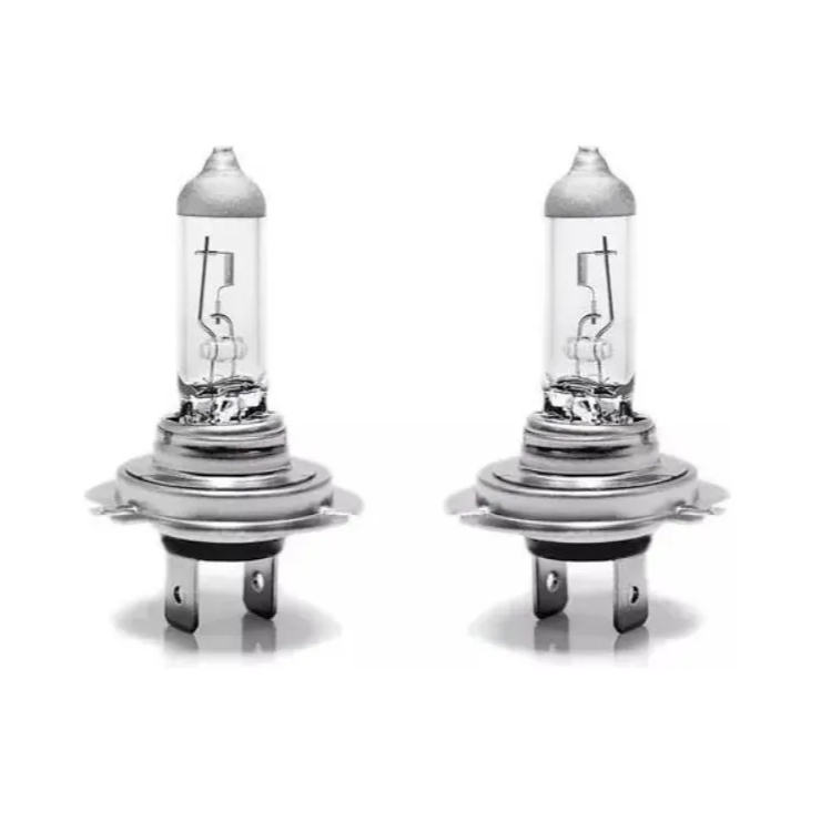 Par Lâmpada Farol  H7 12v 55w Halógena Automotiva em Oferta na Shopee