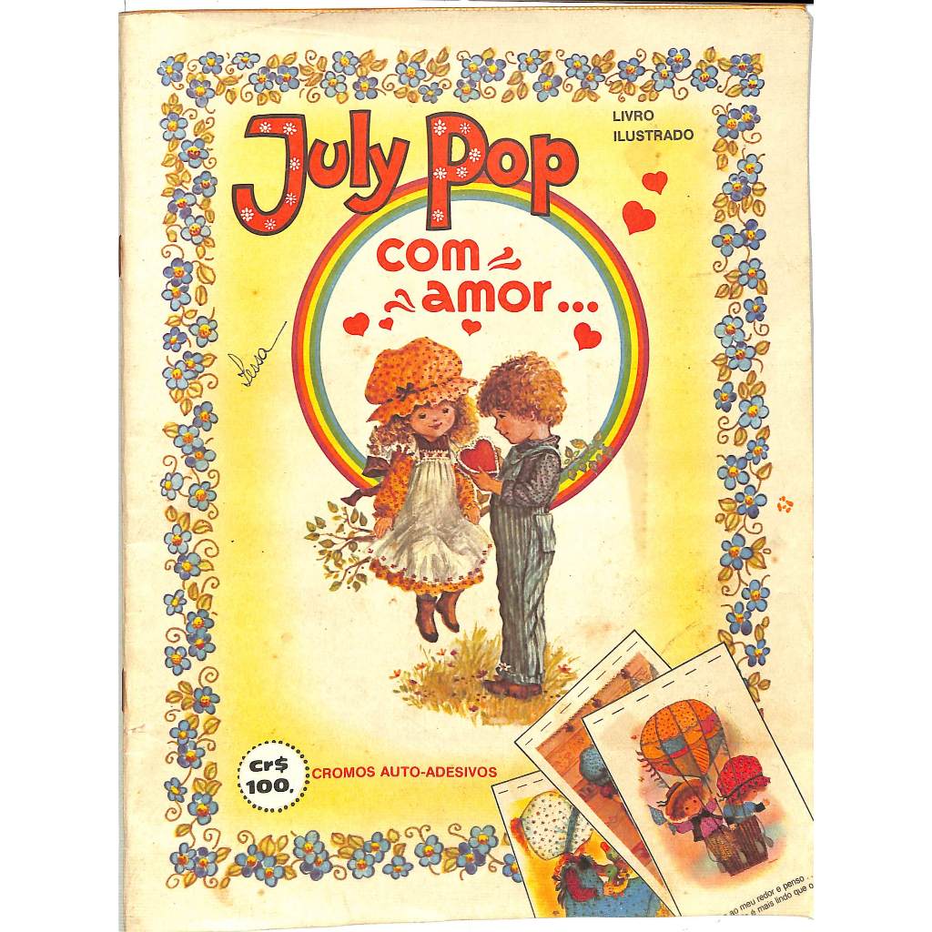 Álbum De Figurinha July Pop - Com Amor - Completo
