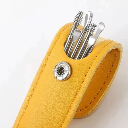 Kit 6 Cotonetes Reutilizáveis para Limpeza de Ouvido – Remove Cera com Segurança + Estojo em Oferta na Shopee