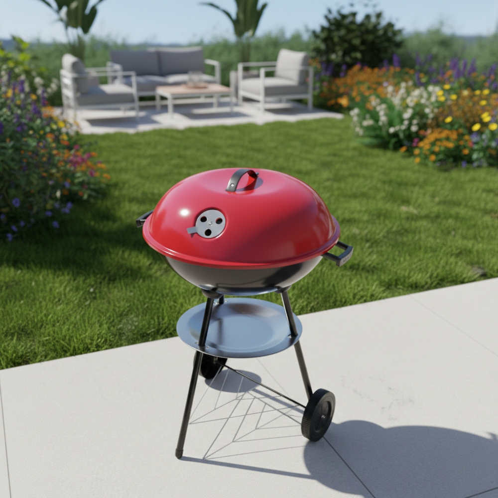 Churrasqueira A Bafo Portátil Rodinhas Tipo Americano Deend em Oferta na Shopee