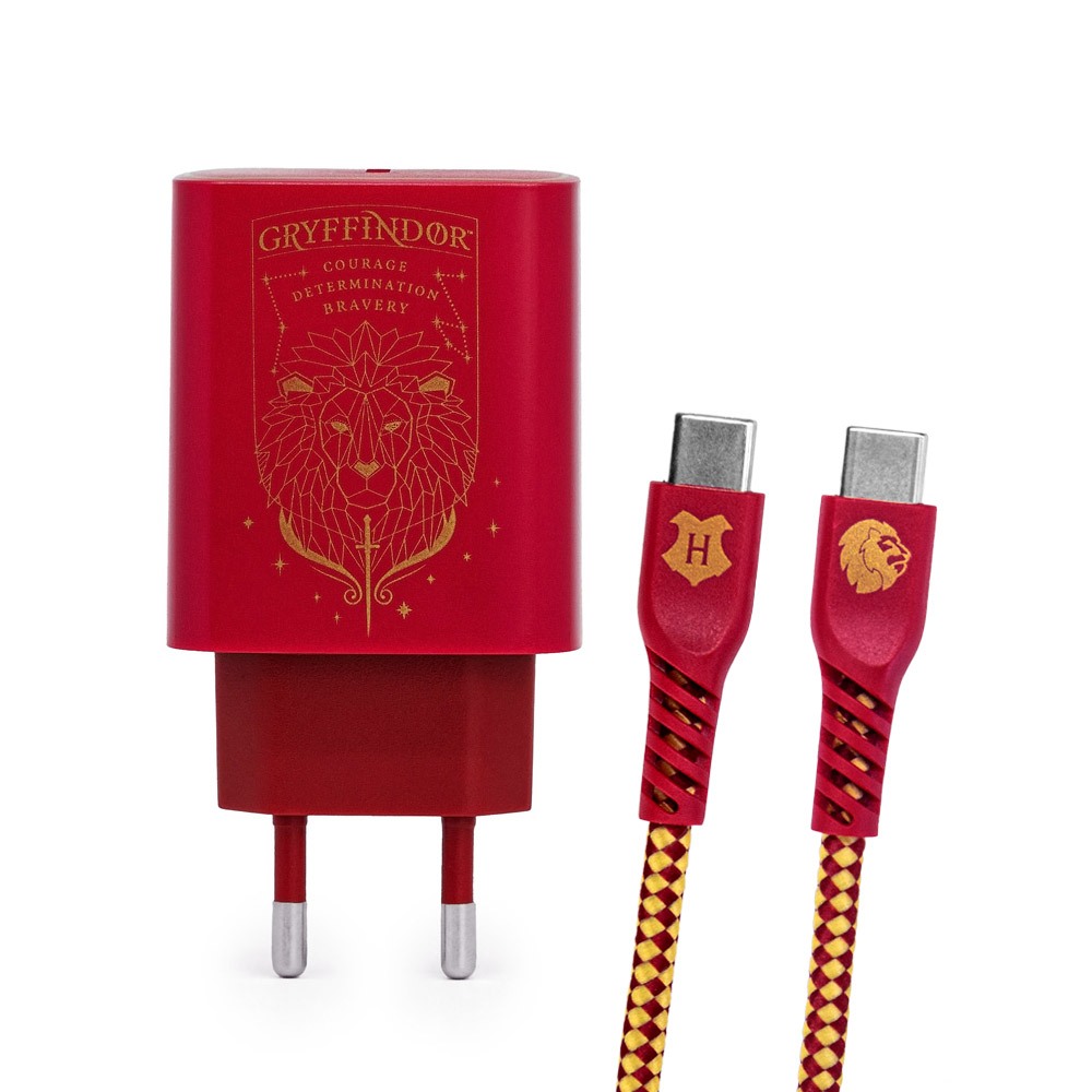 Kit de Carregamento USB-C 33W | Grifinória Harry Potter em Oferta na Shopee