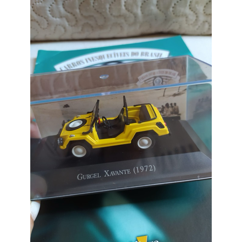 MINIATURA GURGEL XAVANTE 1972 CARROS INESQUECÍVEIS DO BRASIL PLANETA DEL AGOSTINI