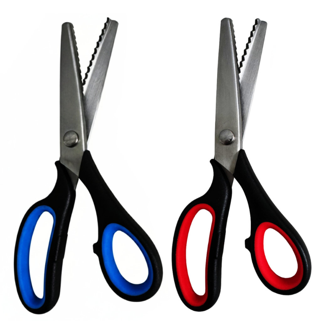 Kit 2 Tesouras De Picotar Zig Zag + Escalope tesoura Zig Zag + ondinhas Corte Profissional em Oferta na Shopee