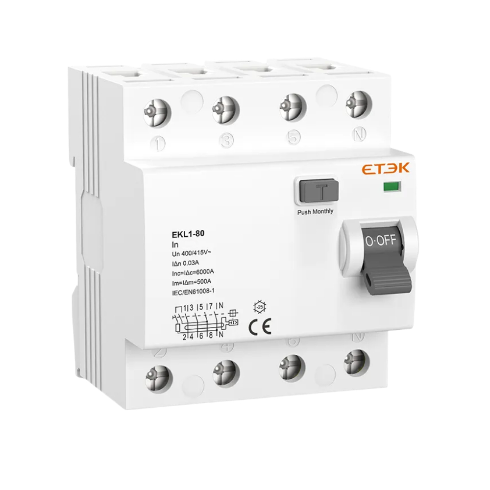 Interruptor Disjuntor Idr Tripolar Diferencial Residual 3p+n 40a 63a Etek
