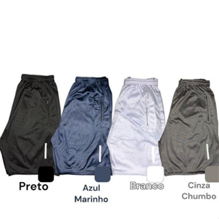 Kit 4 bermudas masculinas com símbolo refletivo que brilha no flash do celular- shorts masculino em Oferta na Shopee