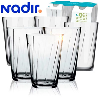 Kit Jogo 6 Copos de Vidro 190ml Amazon Nadir em Oferta na Shopee