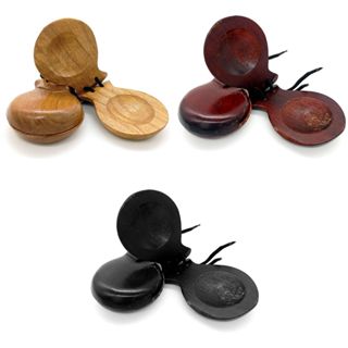 Par De Castanhola Cigana De Madeira Resinada Diversas Cores em Oferta na Shopee