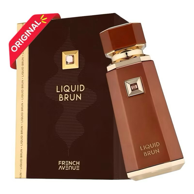 Perfume Arabe French Avenue Liquid Brun Eau de Parfum - Masculino - 100ml Orignal-Envio imediato em Oferta na Shopee