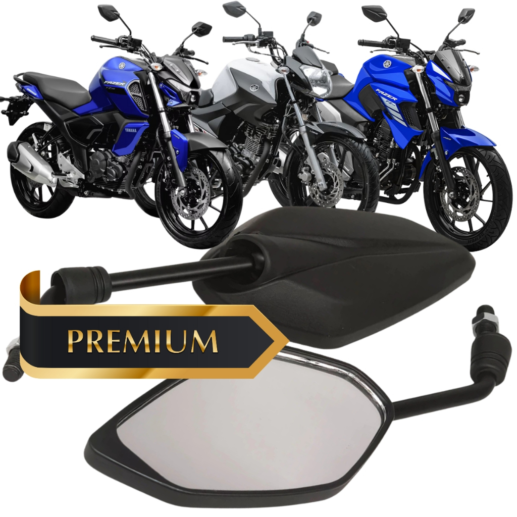 RETROVISOR FAZER 150 FAZER 250 MODELO ORIGINAL ROSCA YAMAHA par