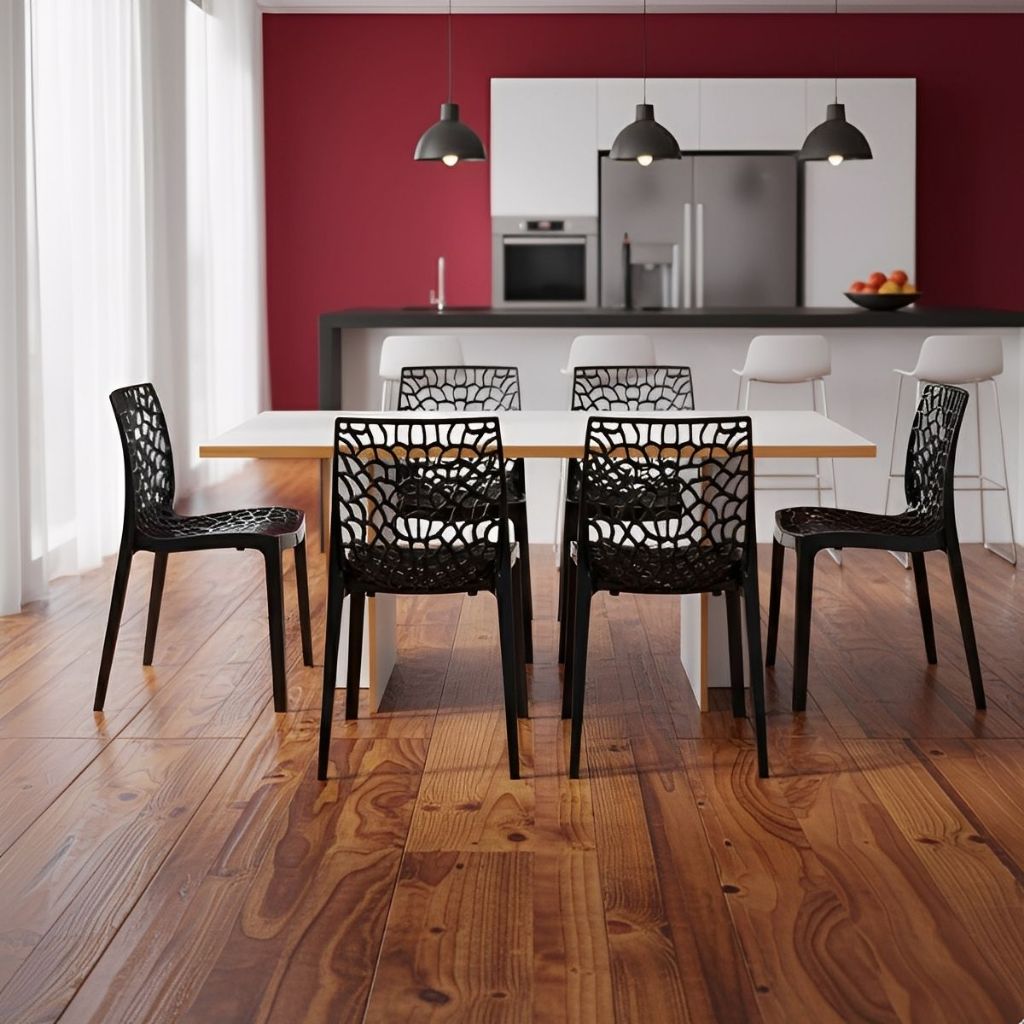 Kit 6 Cadeiras Gruvyer Para Cozinhas Salas de Estar e Jantar Polipropleno 7 Cores Área de Lazer em Oferta na Shopee