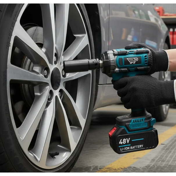 Chave Elétrica para Roda Parafusadeira Furadeira de Impacto 48V 500Nm Alta Potência Ferramenta em Oferta na Shopee