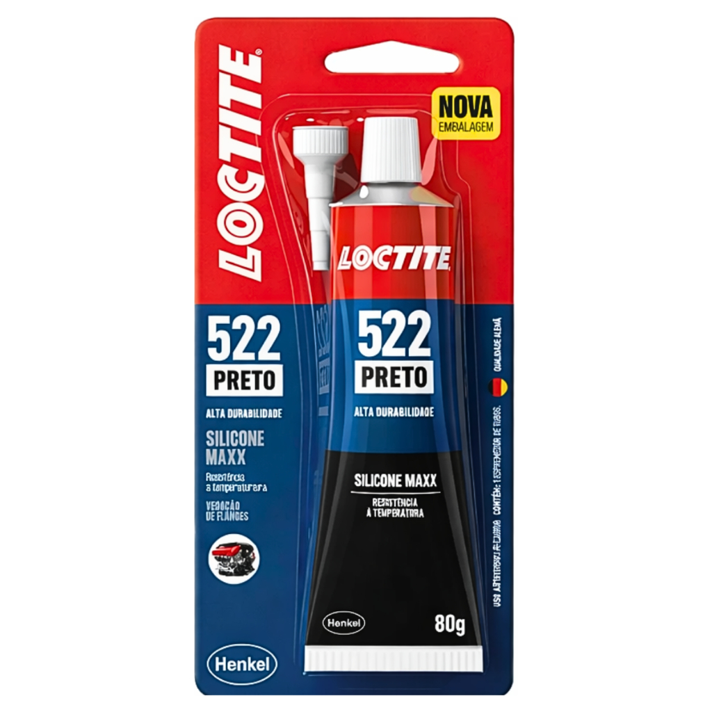 Silicone Alta Temperatura Loctite 522 Maxx Preto em Oferta na Shopee