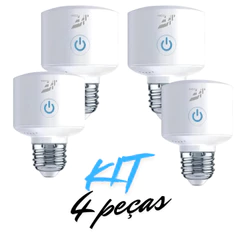 Soquete Lâmpada Inteligente Bocal E-27 Rosca Wifi Automação Bivolt Alexa Google