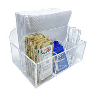 Porta Guardanapo Sachês De Açucar 3 Nichos em Oferta na Shopee